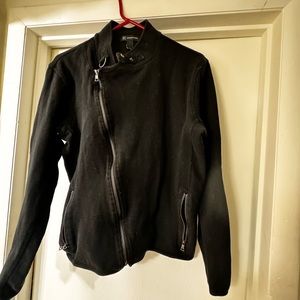 INC black side, zipper sweater